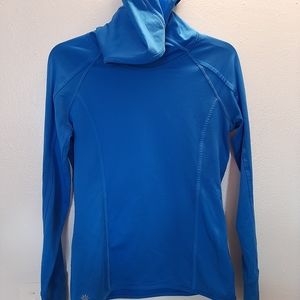 Athleta women's hoodie sweater.sz ::XS.BLUE.GREAT USED CONDITION. LONG SLEEVE.